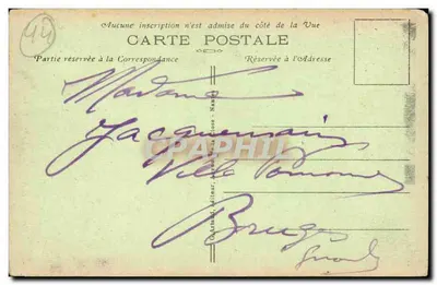 Saint-Brévin-l'Océan — A Torre Quadrada — G. Arnaud, editor, Nantes — Verso