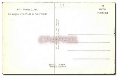 पोर्निक (L.-Inf.) — कैसिनो और गुर्मालॉन के समुद्र तट — एडिशन कैबी — पीछे