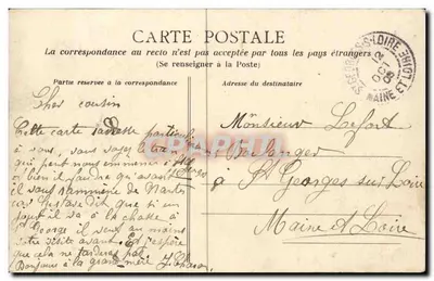 MRAUVES (Loire-Inf) — Os morros sobre a Loire — Héliotypie Dugas et Cie, Nantes — Verso