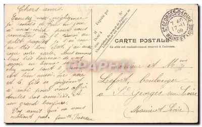 La Bernerie — Passagem de nível — Rua de Arthon — Clichés L.M. — V.P. Paris No.1 — Verso