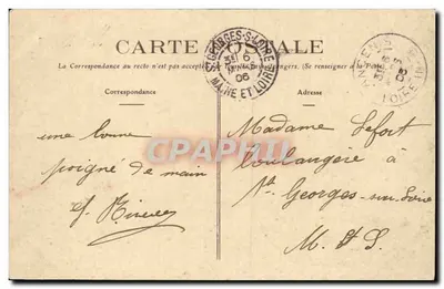 Ancenis (L. Inf.) - Castello di Juigné — Fototipia Vassellier, Nantes — Verso