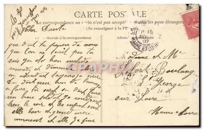 Ancenis — Boulevard Joubert — D. Lonecin, Ancenis — Verso