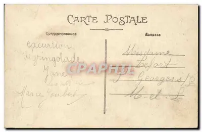 Indret (Loire-Inf.) — A Colina e o Ponte da Montanha — Coleção F. Chapeau, Nantes - 3e mille — Verso