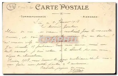 Ancenis — O Ponte Suspensa — Artaud e Nozais, Nantes, n°555 — Verso