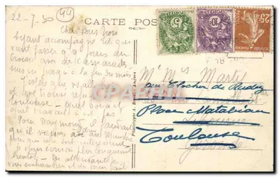 La Baule-sur-Mer — La Promenade van de Esplanade van het Casino — A. B. — Achterkant