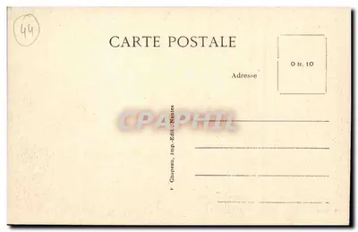 La Baule-sur-Mer (Loire-Inf.) — Katedra Najświętszej Panny Maryi z Pustkowiem — Chapeau, Wydawca Nantes, nr 105 — Rewers