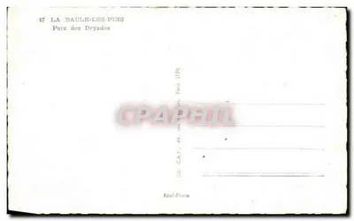 La Baule-les-Pins — Parco delle Dryade — C.A.P. (47) — Verso