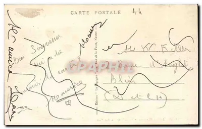 Nantes — Rue Mazagran i Najświętsza Maryja Panny Dobrych Portów — Wydawnictwo Blevis, nr 210 — Rewers