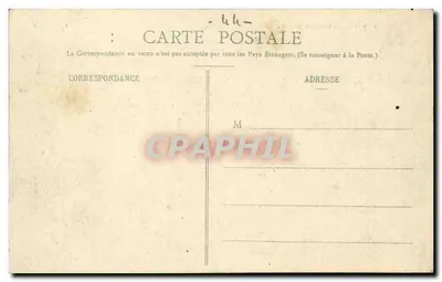 NANTES — O Hotel da Prefeitura — Coll. T. H. - N° 57 — Verso