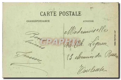 NANTES — El Museo de Historia Natural — Edición Decré frères Selecta — Reverso