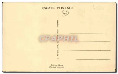 Guérande (Loire-Inf.) — A Moinha do Diabo — Édition Gaby — Verso