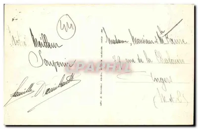 Le Croisic — Wyspa Le Croisic i skały — LL — Rewers