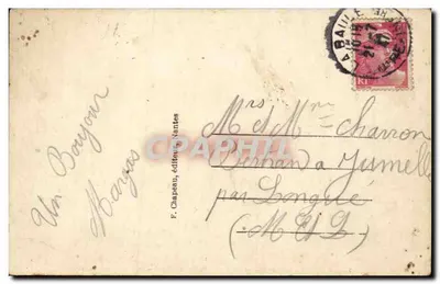 Le Croisic (Loire-Inf.) — O Porto diante da Postagem — Câmara dos Vasos — F. Chapeau, editor Nantes, n°52 — Verso