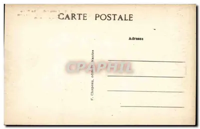 Le Croisic (Loire-Inf) — O Farol — F. Chapeau, editor Nantes — Verso