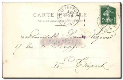 Kapelusze z przeszłości — Lisieux — Domy drewniane z XV i XVI wieku — Rewers