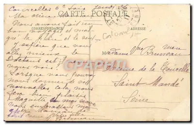 Normanda sorridente — Trajes Normandos — E.P. n°2793 — Verso