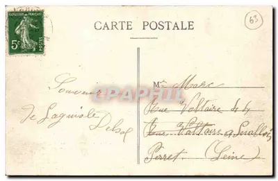 La Bourrée — Apresentação das Senhoras — Em Auvergne — 34 — Verso