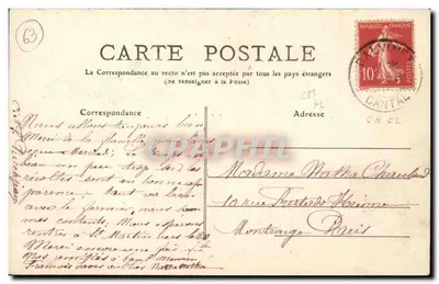 Bourrée d'Auvergne — dança tradicional — Croisement, n°303 — Verso