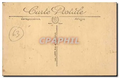 Tipos de Auvergne — Ropas y Sombreros del País — LL. — N°30 — Reverso