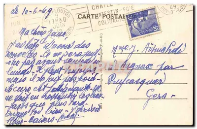 L'Auvergne — Cena de vida local — editor G. G. (nº 122) — Verso
