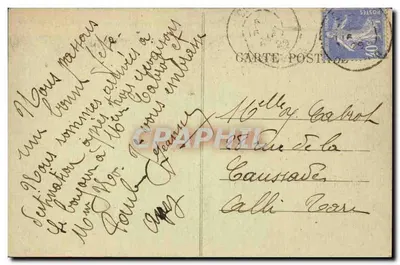 A Auvergne — Apresentação das Damas — MTIL, n° 6264 — Verso
