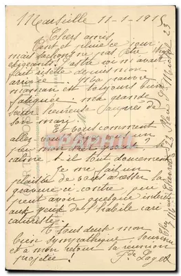 Sérénade à la Mouquière — Cenas Argelinas — J. Bringau, editor, Argel — Verso