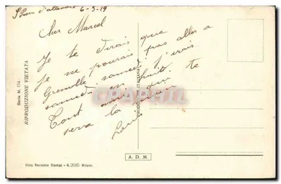 Jovem mulher com chapéu de penas — GB Jemoty — série N. 154 — Verso