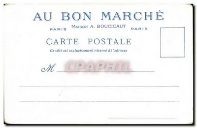 Casa de Nicolas Flamel — O Velho Paris — Ofertada pelos Magasins du Bon Marché — Verso