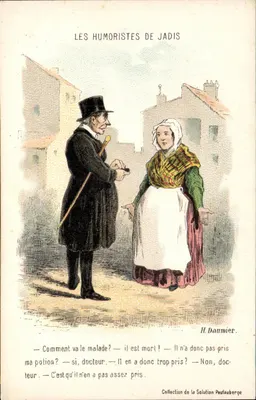Geçmiş Komikçiler — H. Daumier — Solution Pautaubeerge Koleksiyonu