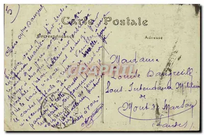 TUNIS — La Rue de Rome — NDH fot. n°203 — Achterkant