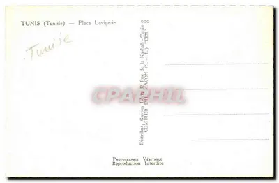 Tunis — Place Lavigerie — Gaston Combier — Rewers