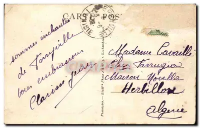 Sidi-Abdallah — Kierownictwo Portu — Wydawca S. R. Rachambouillet — Rewers