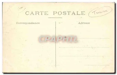 Tunis — Vista geral — Editor não identificado — Verso