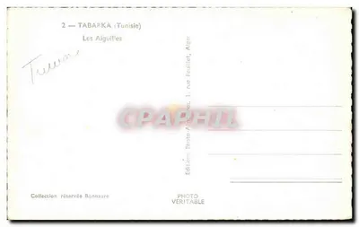 Les Aiguilles — Tabarka (Tunisie) — Éditions Photo-Africaines, Alger — Rewers