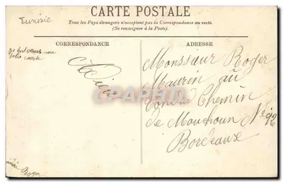 Bizerte — A Marinha — LL, n°10 — Verso