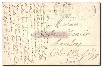 Cantal - Chaudes-Aigues - Ruínas dos Banhos Romanos — M.T. — L'Auvergne — Verso