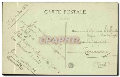 Le Puy-Mary visto dos Fours de Peyre Arse — O Cantal pitoresco — Editor: 1322 — Verso