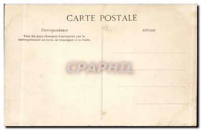 Cachoeira de Nièrèrèze perto de Thiez — O Cantal pitoresco — Editor: La Photo de Paris, n° 242 — Verso