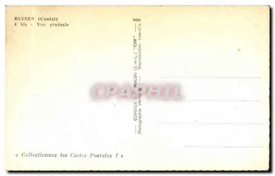 Cim (Cantal) — Ogólny widok — Combier Imp. Macon — Rewers