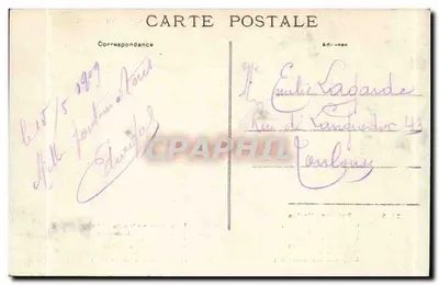 Nuestra Auvergne — Escena de vida — Editor Roslin & Marigny, n° 2985 — Reverso