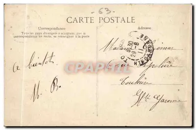 Viaduto de Garabit — A Auvergne Pitoresca — editor 4493 — Verso