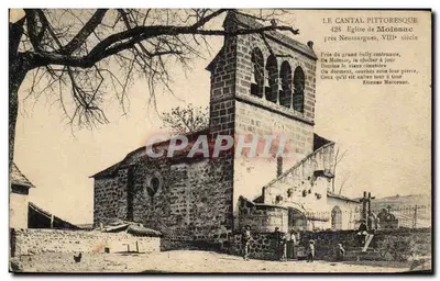 Igreja de Moissac — perto de Neussargues, VIIIº século — editor desconhecido, n° 428