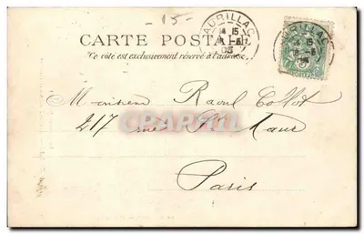Aurillac — Castelo de Saint-Étienne — Le Cantal Illustré — Verso
