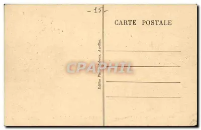 Aurillac — O Hotel de Ville — B. 4. L'Auvergne — Verso