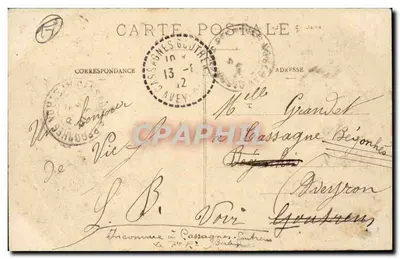 La Grande Cascata di Falhitoux — Cantal, 592 — editore L'Auvergne — Verso
