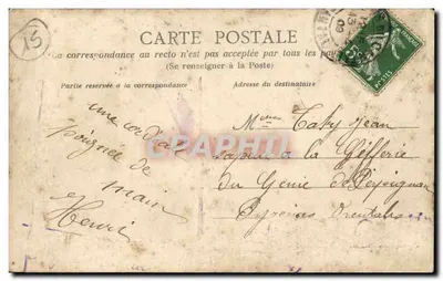 Maurs — De Station — Uitgever: Paul Romain, Mâcon — Achterkant