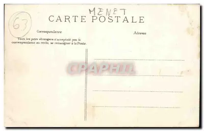 L'Auvergne. 66. O Ponte da morte - estrada de Riom-es-Montagne — Lib. Baudra, Saint-Céré (Lot) — Verso