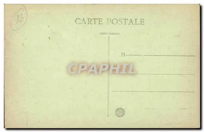 Church and Castle of Ternes near St-Flour — The Picturesque Cantal — 873 — Back