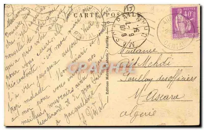 Le Lioran — A Vale — O Cantal pitoresco — Edições Malroux, Aurillac — Verso