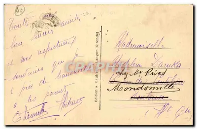 MONT-de-MARSAN (Landes) — Plac Pascal-Duprat — Wydawnictwo A Gautreau Langon — Rewers